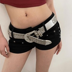 yk samll personality width belt women dress diamond fashion belt