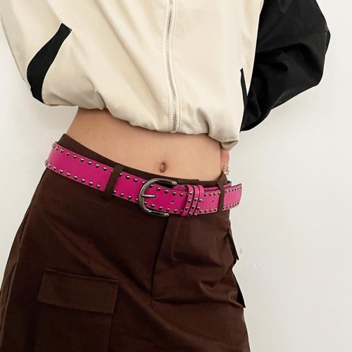  belt woman width beltyk belt punk wind black all-Purposeins leisure belt