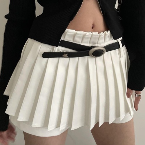  punk wind beltyk belt woman all-Purpose ornament high samll belt Moon Rivet belt Girdle
