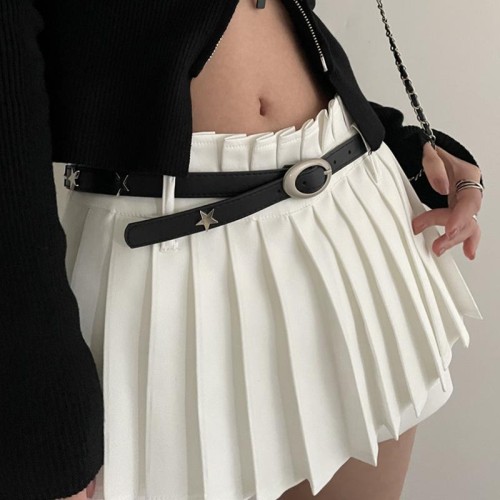 belt lady retro summerins wind star belt black brief Cowboy