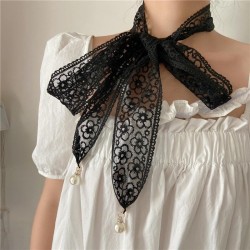 lace belt woman Korean style summer Waist retraction fashion all-Purpose Pearl..
