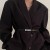 retro ethnic style mosaic chain tribe wind tassel belt belt Bohemia black color