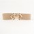 occidental style Girdle lady big beltPU ornament Dress retro hollow medium belt all-Purpose fashion