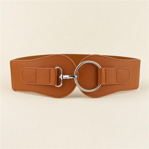 Girdle lady Autumn and Winter new brief all-Purpose color ornament big Korean style fashion elegantPU Tig