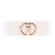 summer Girdle lady elasticity weave Tightness belt personality surface geometry buckle head collocation