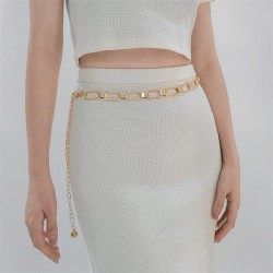  chain lady fashion all-Purpose geometry Metal layer gold occidental style orn..