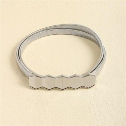 fashion Metal pure color geometry pattern belt  summer Cowboy Dress accessorie..