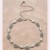 OE carving retro chain lady Metal elegant classic