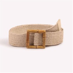 woman Korean style summerPP elasticity weave buckle belt all-Purpose beautiful..