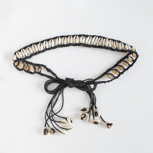 summer lady Shells natural weave ethnic style ornament handmade woman rope fashion Bohemia wind woman belt