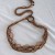  wind mosaic Beads retro fitting belt Round Bohemia wind velvet surface fashion lady rope