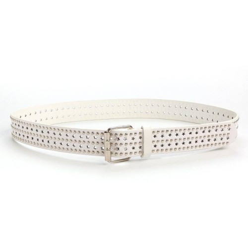 punk belt PU leather Five-pointed star claw personality Cowboy buckle belt