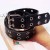 punk belt PU leather Five-pointed star claw personality Cowboy buckle belt