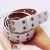 punk belt PU leather Five-pointed star claw personality Cowboy buckle belt