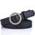 belt woman  Double row eyes trend leather Metal hollow women dress punk belt