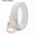  belt woman PU leather Round buckle Korean style leisure brief Cowboy Dress lady belt
