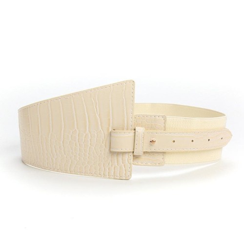 Girdle woman  autumnPU leather Dress width Tightness elasticity women belt