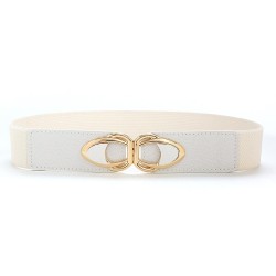  belt women dress all-Purpose PU leather elasticity buckle Tightness shape wom..