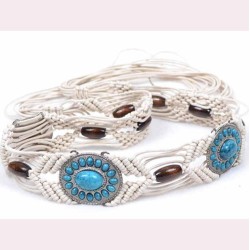 Bohemia handmade weave tassel belt chain women dress Dress all-Purpose ethnic ..