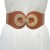  women belt  personality Metal buckle ornament samll Girdle  elasticity Tightness belt Imitation leather belt