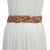  women belt lady leisure pure color ornament super long canvas width Girdle big