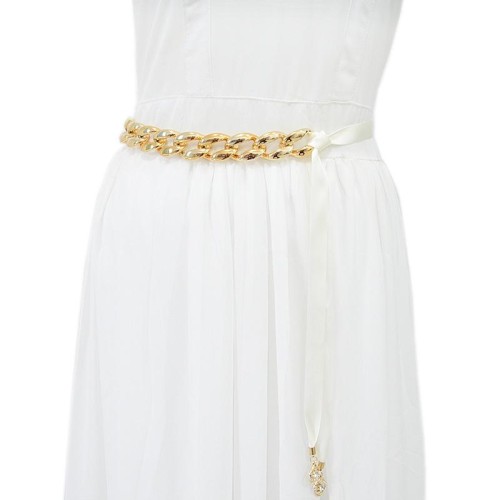 autumn Winter lady belt leisure ornament chain chain brief rope big