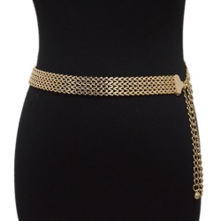 summer lady belt brief leisure ornament hollow ornament Metal chain chain Dres..
