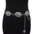  lady belt  leisure retro Oval pattern buckle ornament Metal chain chain