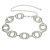 occidental style lady Metal Double chain chain  women fashion all-Purpose Metal chain