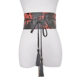  day wind tassel Girdle embroidery collocation width belt ethnic style belt