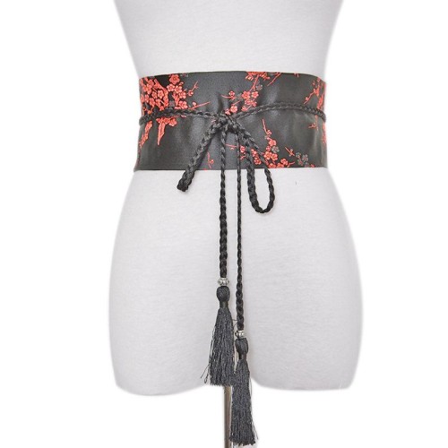  day wind tassel Girdle embroidery collocation width belt ethnic style belt