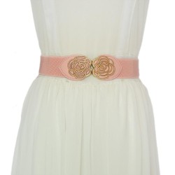 Korean style women samll Girdle fashion ornament Tightness belt flower buckle ..