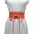 (175cm)( Orange)color Optional lady lace flower width belt women ornament fashion all-Purpose Style width Girdle