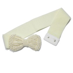 lady Tightness width belt Pearl Girdle all-Purpose high quality width Pearl bo..