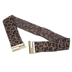 occidental style fashion lady leopard ornament elasticity Girdle  woman fashio..