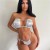 occidental style hollow one-piece jacket tassel splice close one-piece woman stylebodysuit