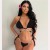occidental style sequin tassel bra jacket leather Sling tassel bra