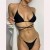  bikini gilded belt Split  Swimsuit woman backless belt occidental style bikini