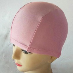 pure color bathing cap  man woman style high elasticity bathing cap bag
