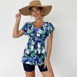 print Swimsuit woman bikini  occidental style Swimwear