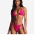 print Swimsuit woman bikini  occidental style Swimwear