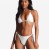 print Swimsuit woman bikini  occidental style Swimwear