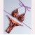 occidental style bikini fabric pure color braid Swimsuit multicolorbikini