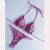 bikini set Split  braidbikini Swimsuit woman occidental style Swimwear