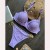 occidental style bikini  pure color Swimsuit  beach sexy lady Swimwear