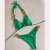 bikini chain sexy backless Split  Swimsuit splice colorbikini