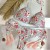bikini occidental style sexy Swimwear big gold chain belt pure color Split  Swimsuit