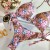 bikini occidental style sexy Swimwear big gold chain belt pure color Split  Swimsuit