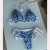 occidental style Swimsuit woman print triangle bikini rope belt threebikini Swimwear