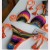 occidental style Swimsuit woman print triangle bikini rope belt threebikini Swimwear